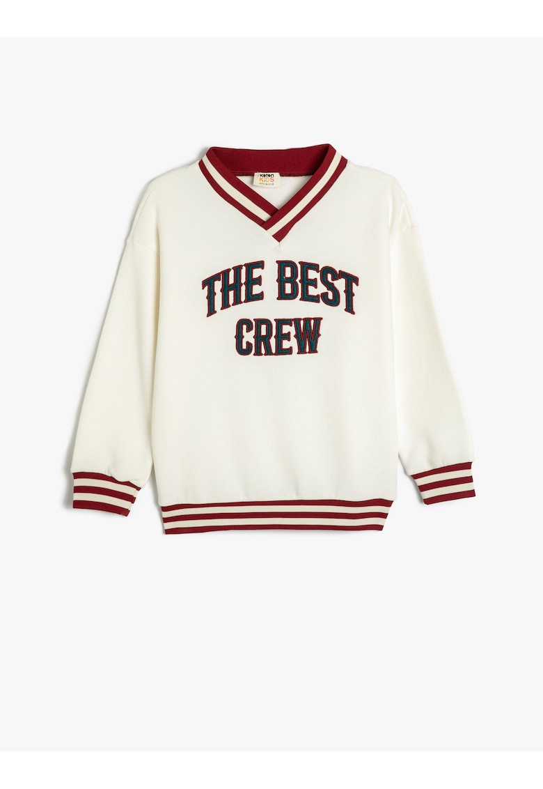 Шпиц пуловер с надпис KOTON