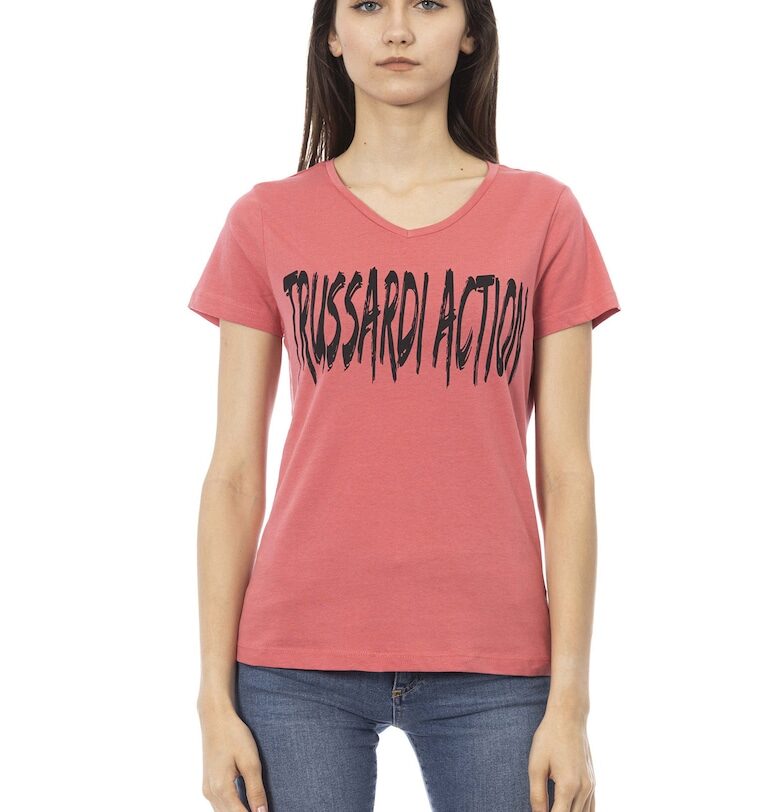 Шпиц тениска с лого Trussardi