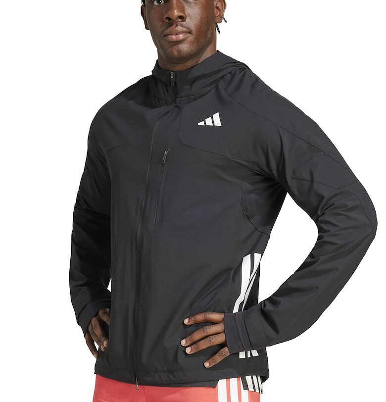 Яке за бягане с качулка adidas Performance