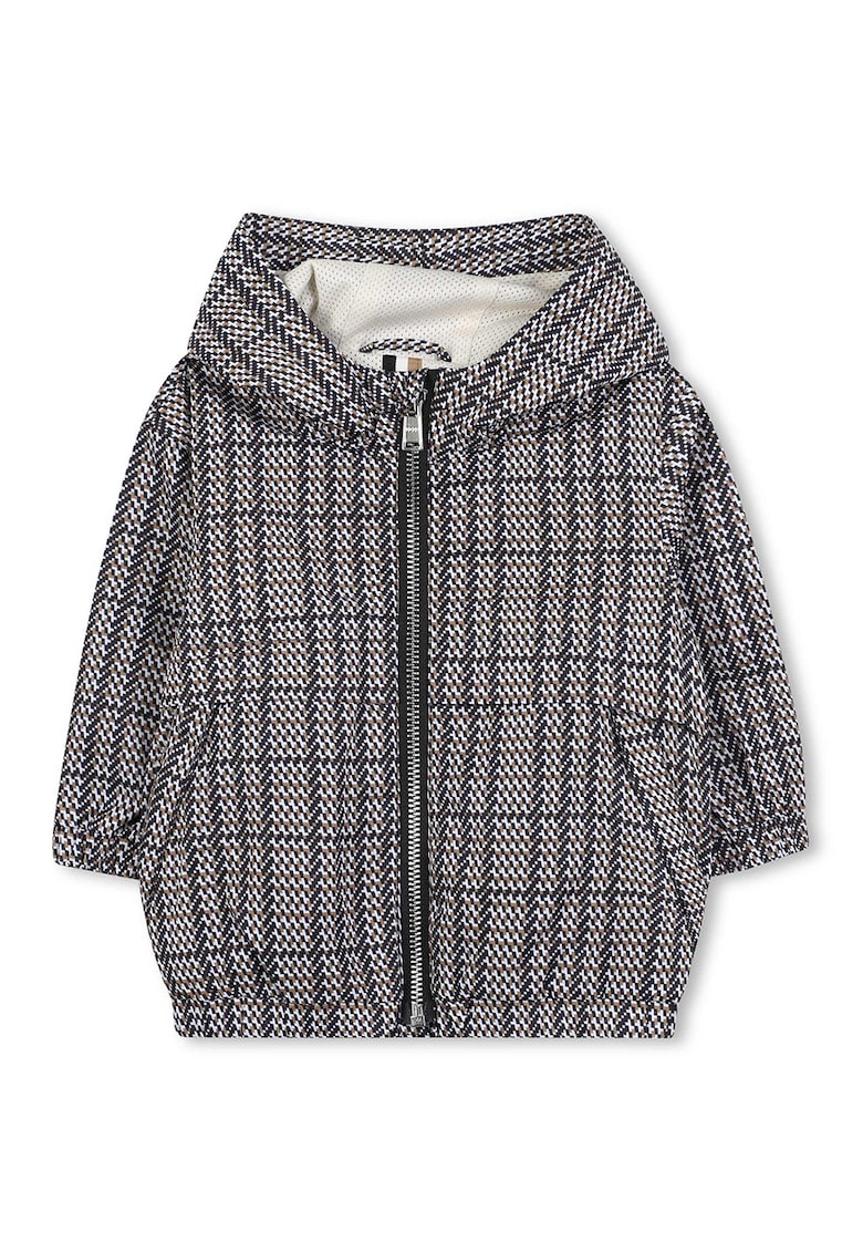 Яке с цип и качулка BOSS Kidswear