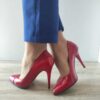 50175 Red Елегантни дамски обувки - Червени Antonio