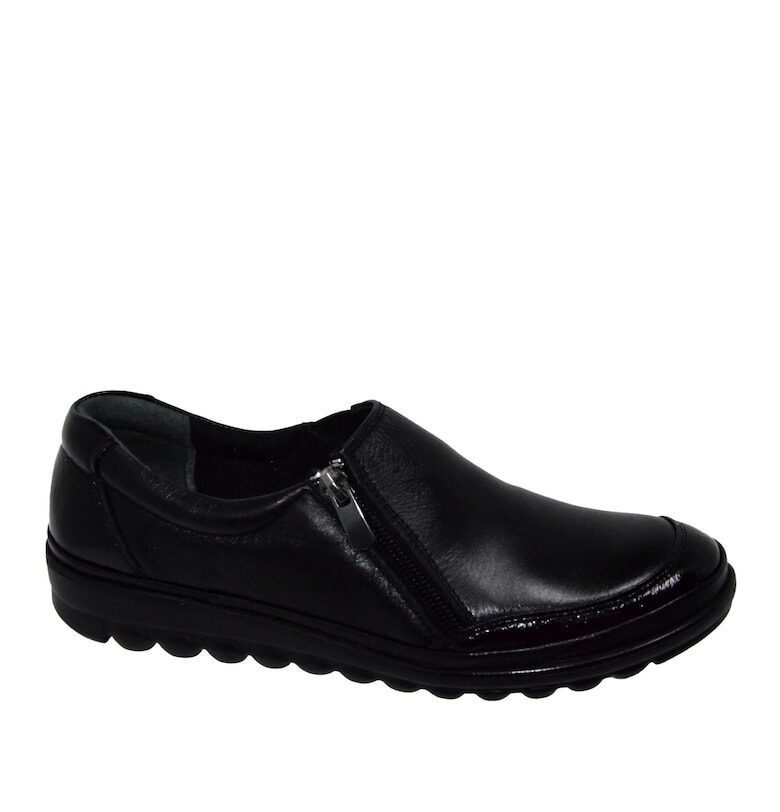 632 Ежедневни дамски обувки черни - 38 - черни Caspian