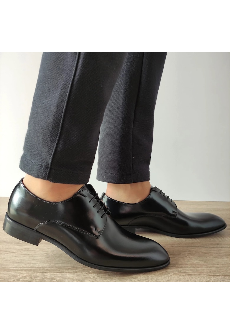 8520-0017-00S01 Черни мъжки елегантни обувки Florantic - черни Conhpol