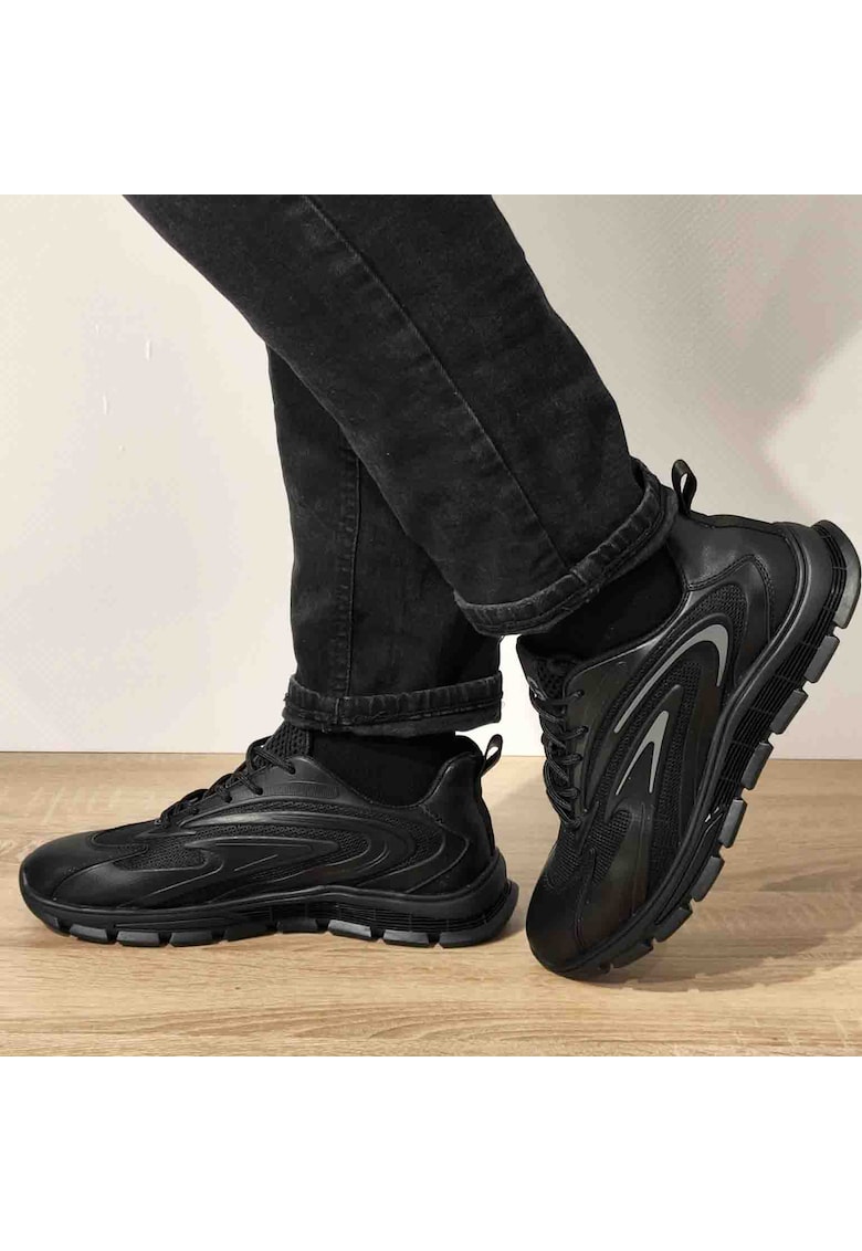 9517 Мъжки обувки - черни FRANCO GERARDO