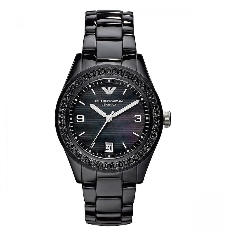 964061608-Мъжки часовник -  Керамика Emporio Armani