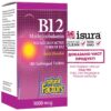 B12 Methylcobalamin/ Витамин В12 (метилкобаламин) x 180 сублингвални таблетки Natural Factors