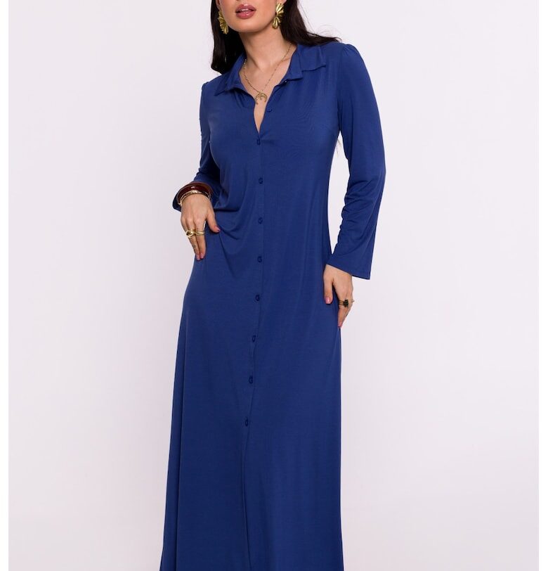 BeWear Дамска макси рокля Drux B285 небесносиня OEM