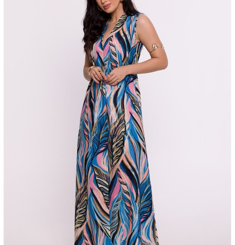 BeWear Дамска макси рокля Vaknim B283 синя OEM