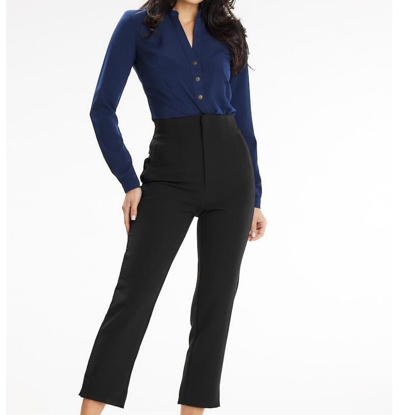 Camasa A649 Elegant Maneca lunga - Син awama