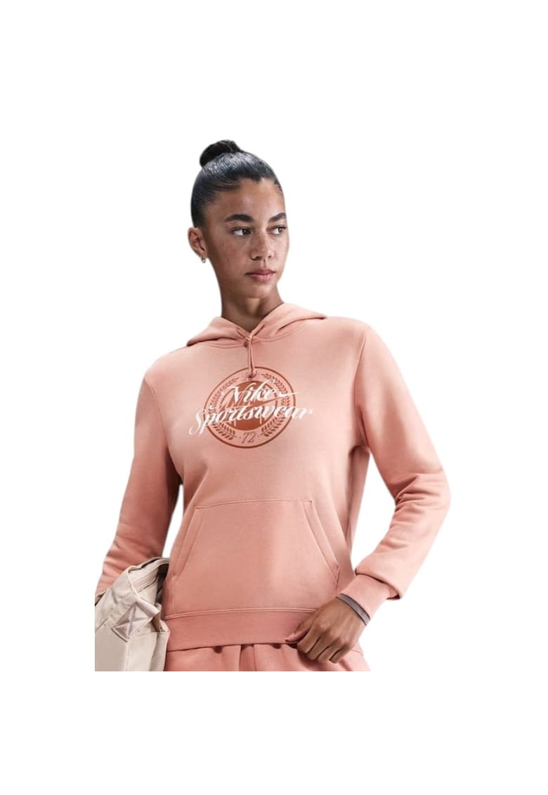 Hanorac Club FLC GX HDY 49627 - Розово Nike