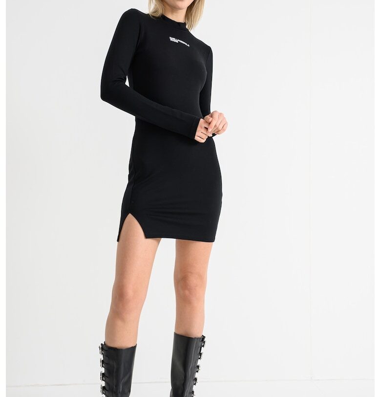 KARL LAGERFELD - Къса рокля по тялото KARL LAGERFELD JEANS