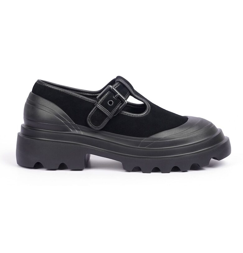 Kasha T-strap Suede Mary Jane Shoes Il Passo