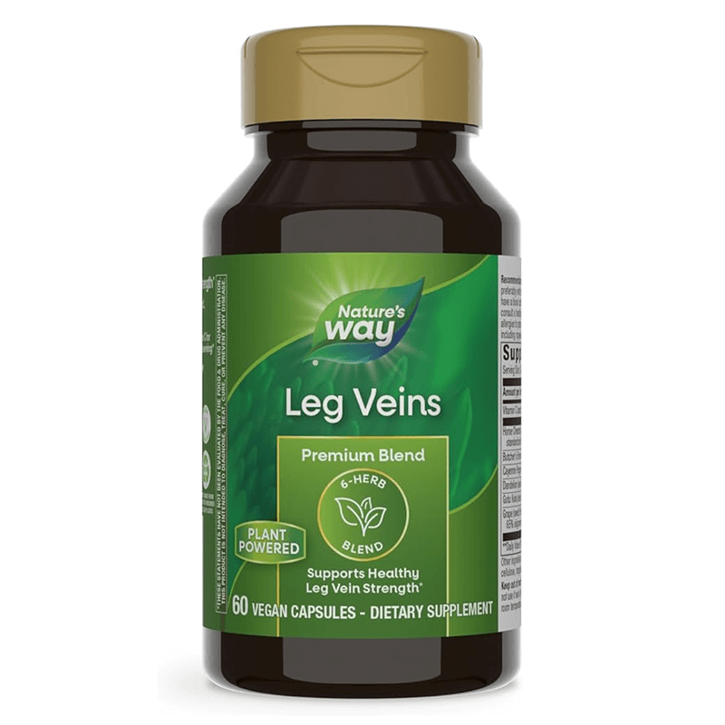 Leg Veins - разширени вени и нарушено кръвообращение - Премиум формула с билки и витамин С