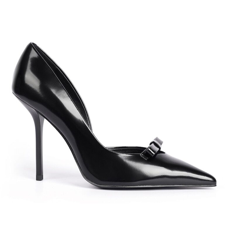 Lillia Patent Leather Shoes With Bow Detail Il Passo