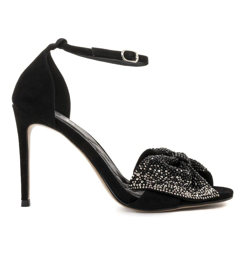 Marilee Suede Sandals With Bow Detail Il Passo