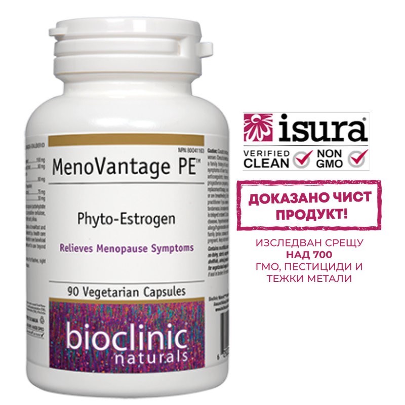 MenoVantage PE™ Phyto-Estrogen/ Фитоестроген х 90 капсули Natural Factors