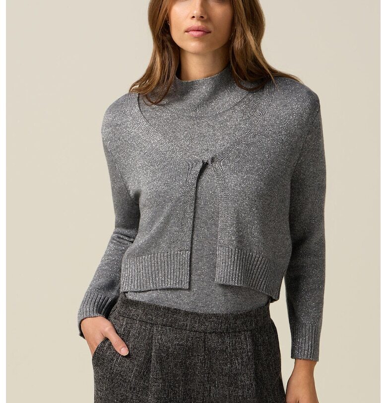 OLTRE - Жилетка с бляскави детайли Motivi