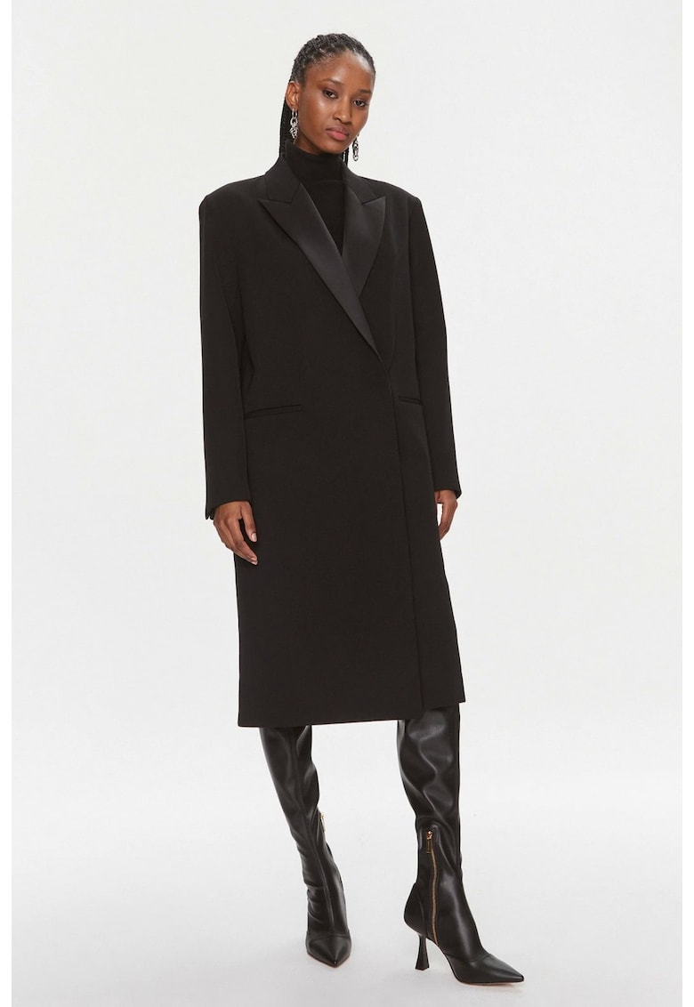 Palton de lana K20K205970 - Черен CALVIN KLEIN