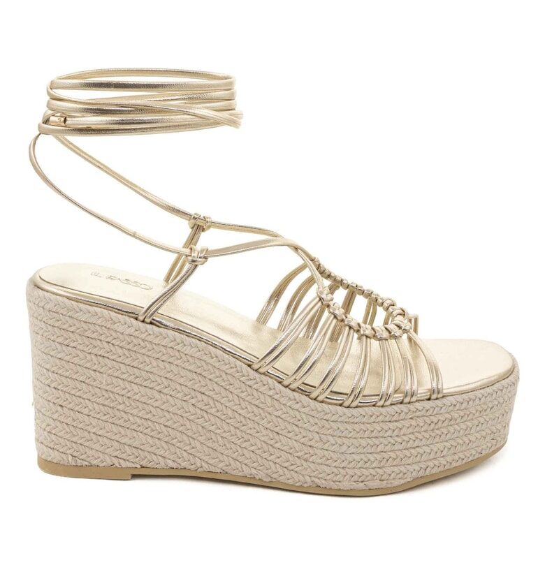 Rika Wedge Sandals With Woven Details Il Passo