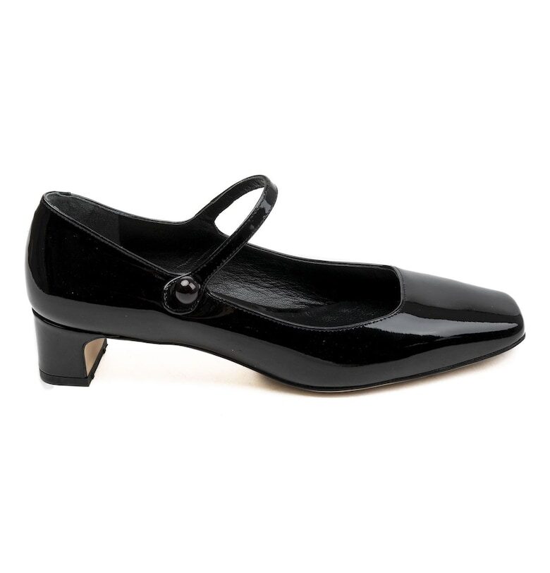 Rivas Patent Leather Mary-Jane Shoes With Chunky Heel Il Passo