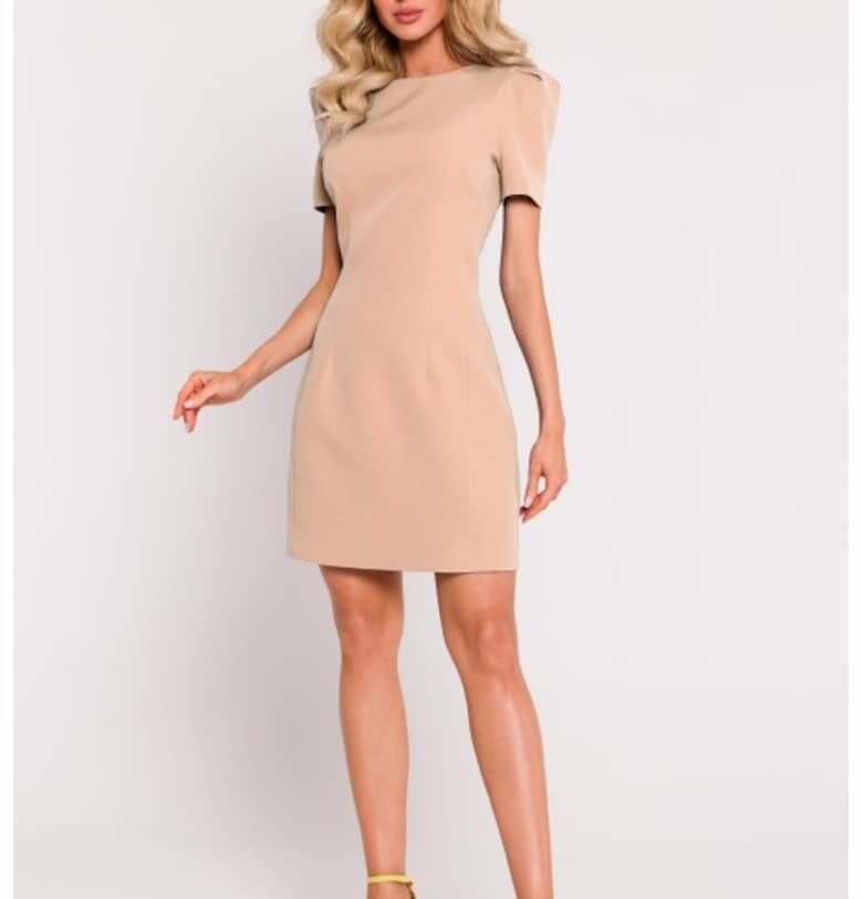 Rochie mini cu maneci decorative MOE