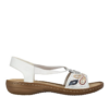 Sandale casual - dama -  ANTISTRESS - 608B4-80 alb - piele ecologica Rieker