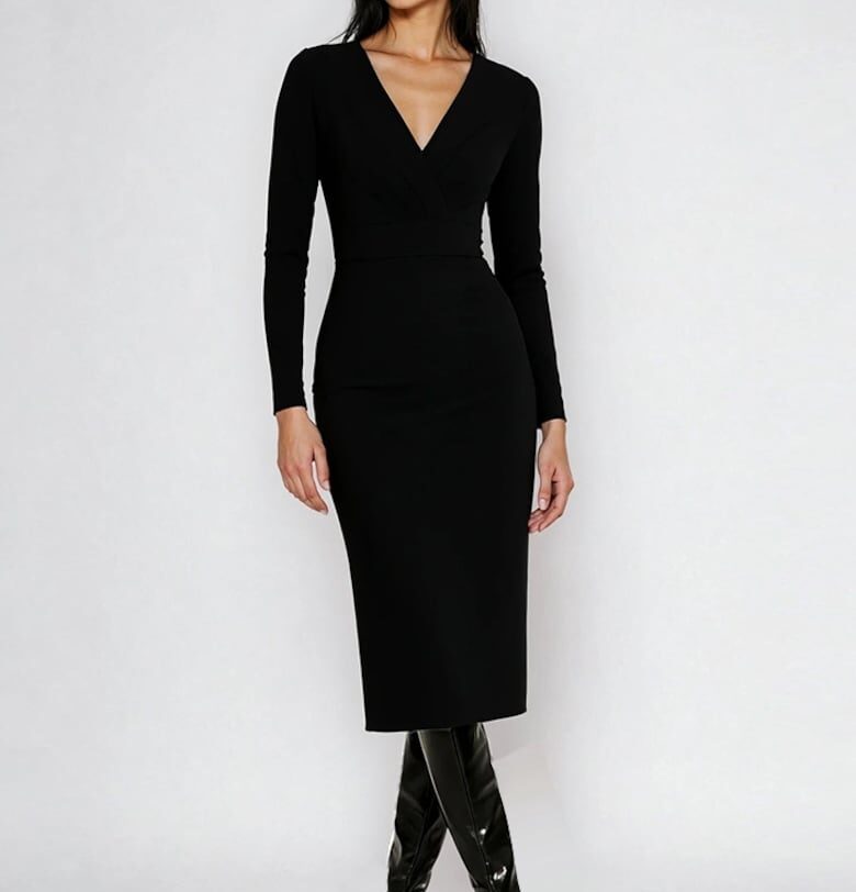 Selin Knitted Midi Dress Alina Cernatescu