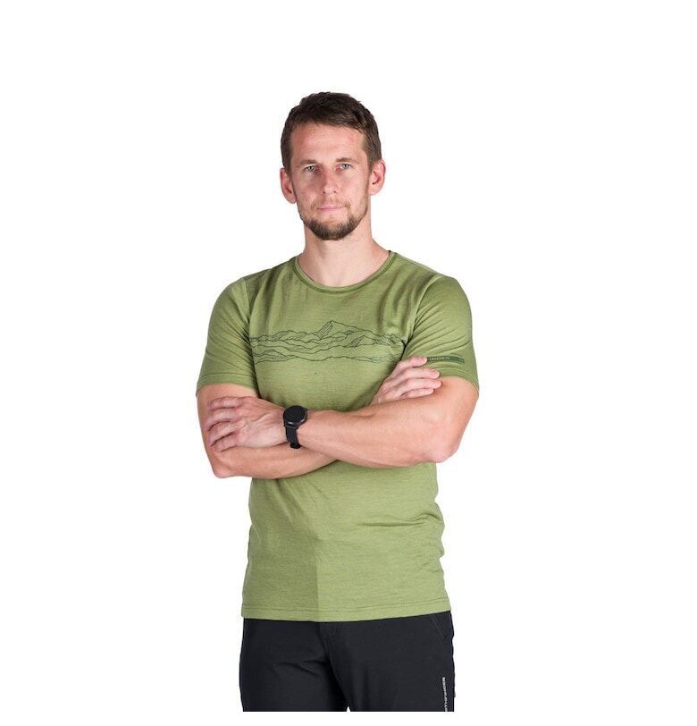 Tricou outdoor pentru barbati Rainer - Зелен NORTHFINDER