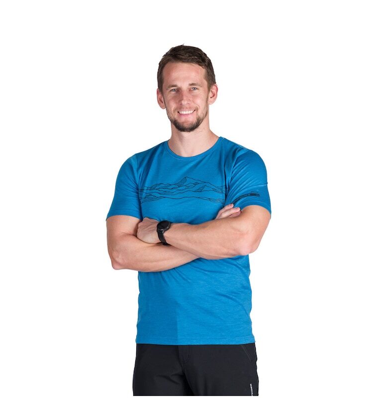 Tricou outdoor pentru barbati Rainer - Син NORTHFINDER