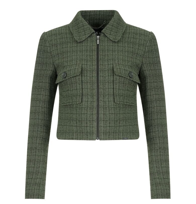 Tweed Zipped Jacket DiKa