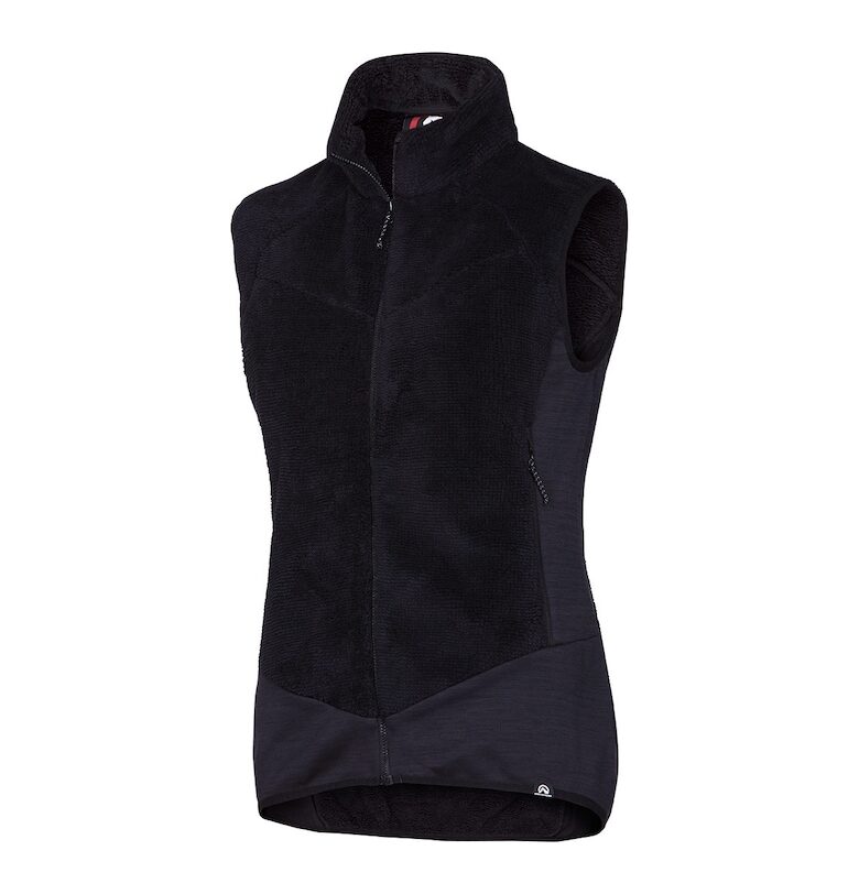 Vesta fleece против натрупване на влакна Dee черна NORTHFINDER
