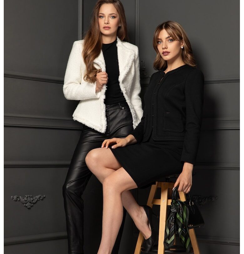 Virgin Wool Blend Tailored Blazer DiKa