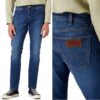 Wrangler  Slim Tapered дънки - тъмносини - Син Larston