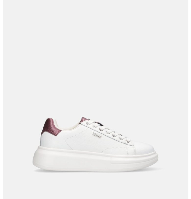 u - Спортни обувки от кожа и еко кожа с лого Liu Jo