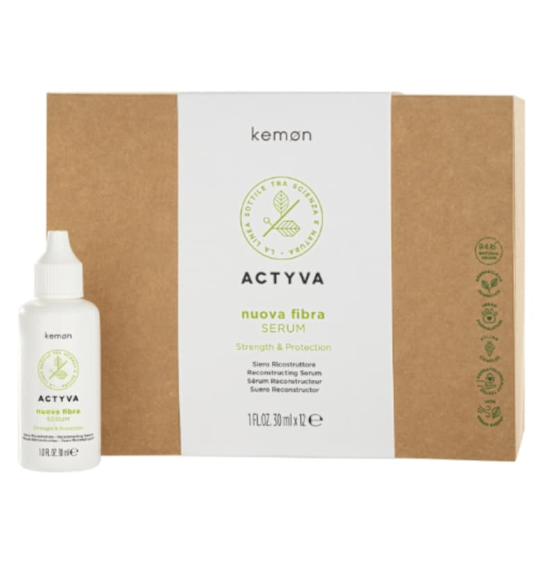 Ампули за реконструктивно лечение  Actyva Nuova Fibra 12x30ml Kemon