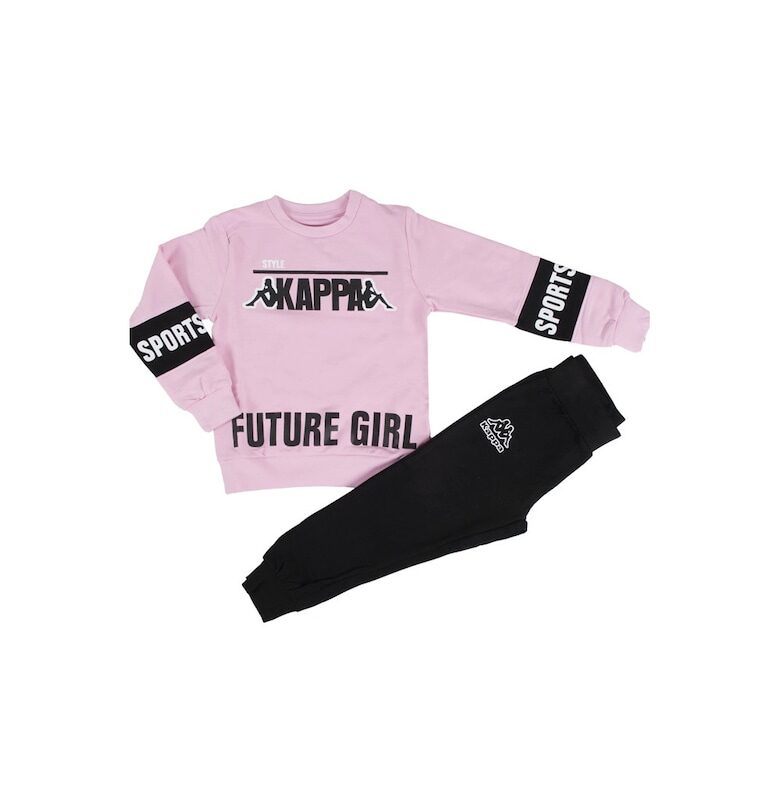 Анцуг за момичета  8065T00028 - Розово Kappa