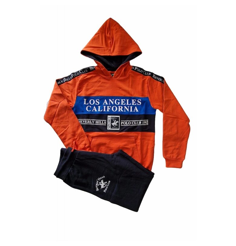 Анцуг  за момче 7635T00010 - Оранжев Beverly Hills Polo Club