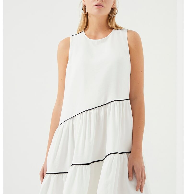 Асиметрична рокля с набирания Just Like You