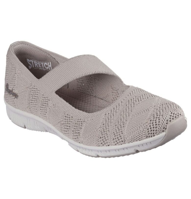 Балерина  Skechers Be-Cool Sweet Knit с презрамки 100648-TPE таупе Skechers