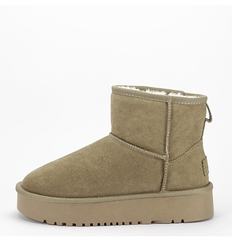 Бежови боти от естествена кожа NN605 117 16094 SOFILINE