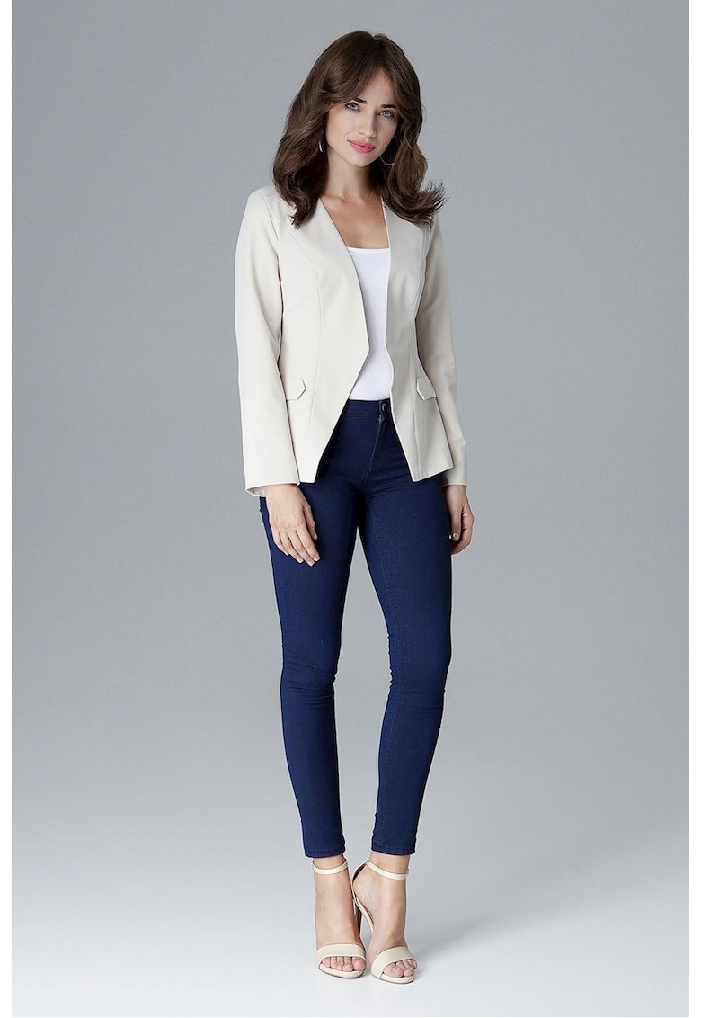 Бежово ежедневно дамско яке Rayla L022 - Бежов Lenitif