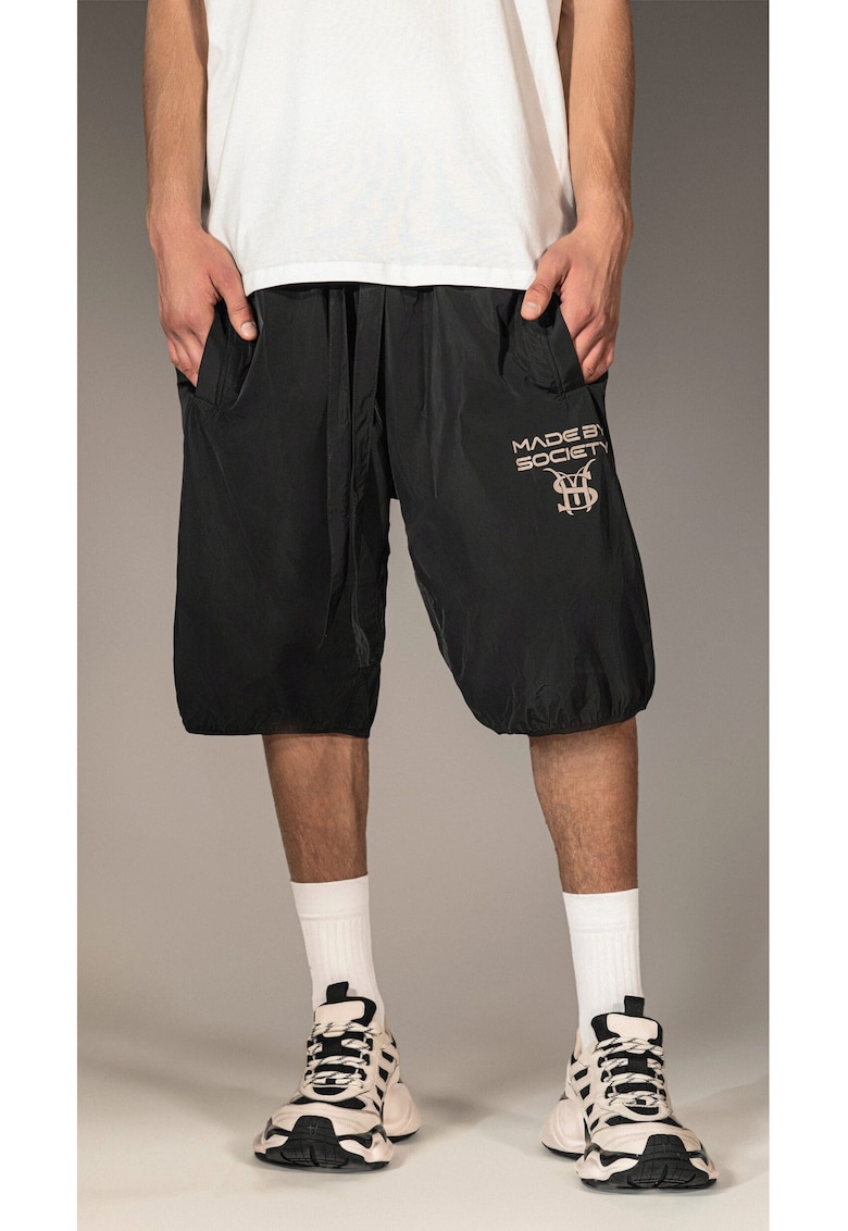 Бермуди Ежедневни Произведено от Society - B15613 - Черен Made By Society