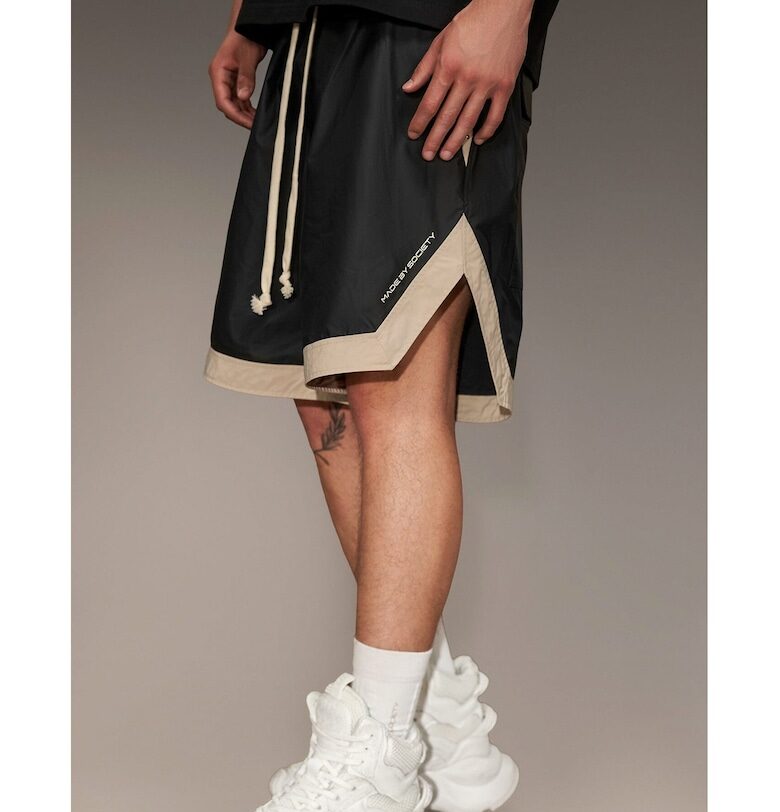 Бермуди Произведени от Society - B16377 - Черен/Бежов Made By Society