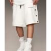 Бермуди с капси - B16488 - Бял Made By Society
