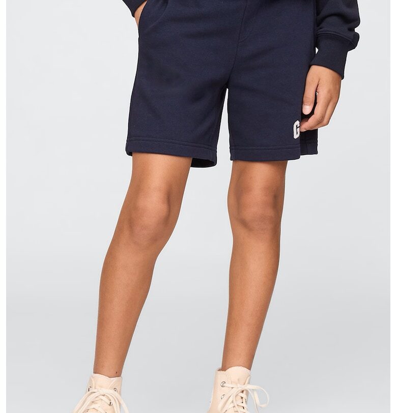 Бермуди с лого - Бял/Ултрамарин синьо GAP