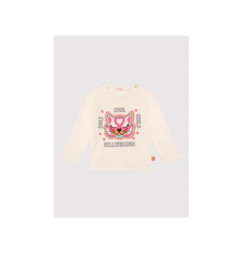 Блуза за момиче -  300817285 - Памук - Бяла - Бял BILLIEBLUSH