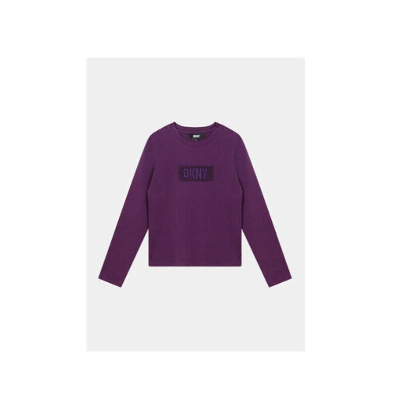 Блуза за момиче -  303060916 - Памук - 152 см - Лилава DKNY