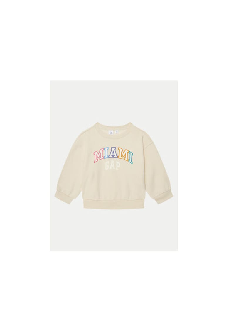 Блуза за момиче - 304985966 - Памук/Полиестер - 134 см - Бежов GAP