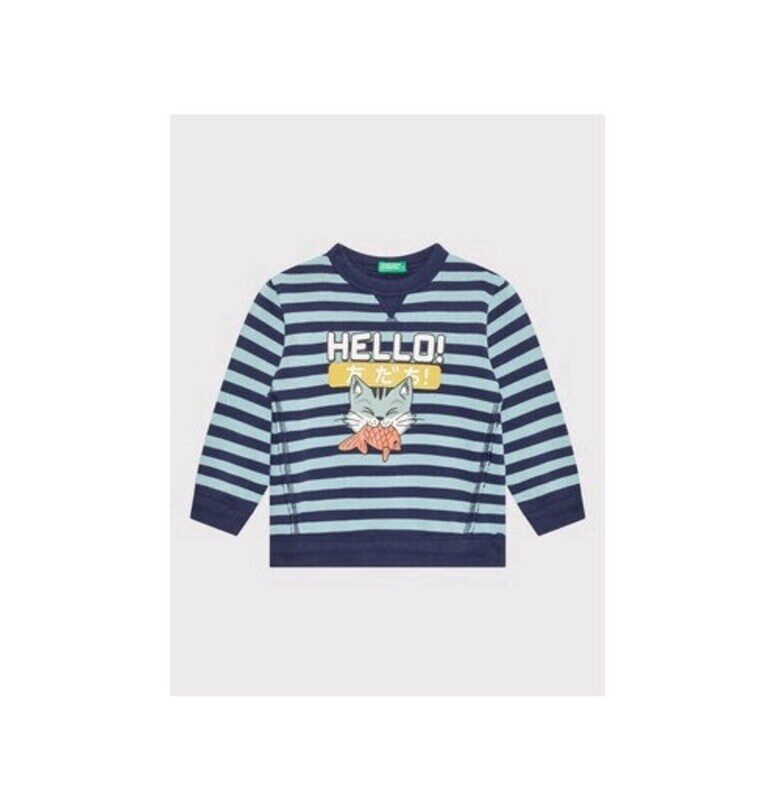 Блуза за момче -  301234111 - Памук - Син United Colors of Benetton