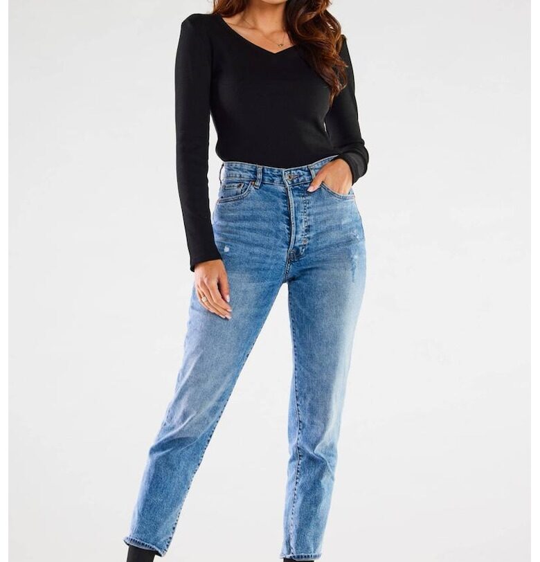 Блуза с V-образно деколте и вталена кройка InfiniteYou